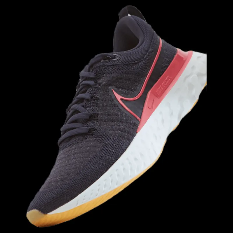 Nike React Infinity Run Flyknit 2 W Cave Purple/archaeo Pink-black Svart