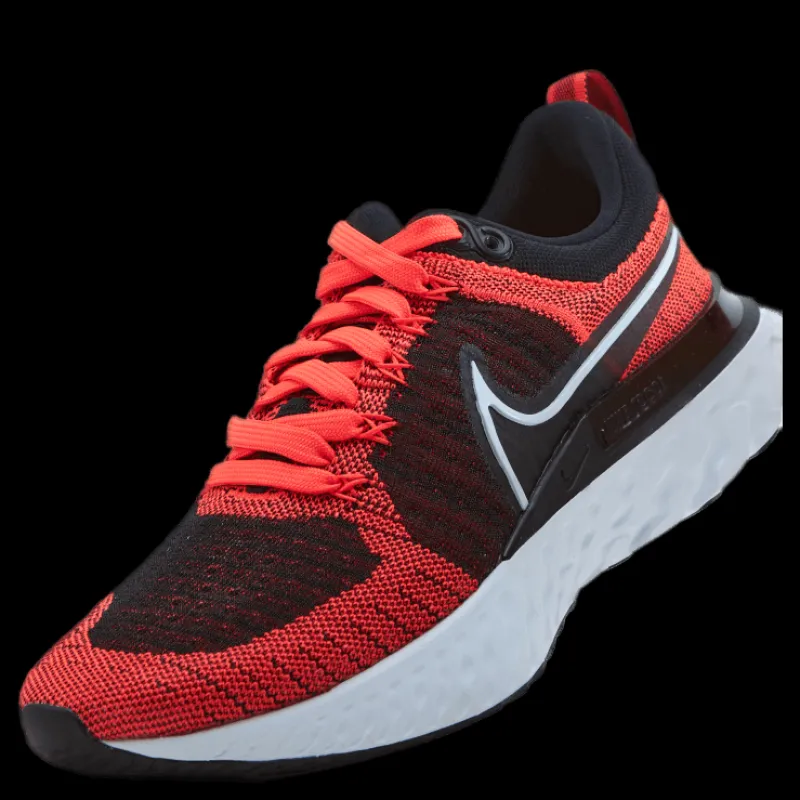 New Nike React Infinity Run Flyknit 2 Red/Black/Grey Flerfärgad