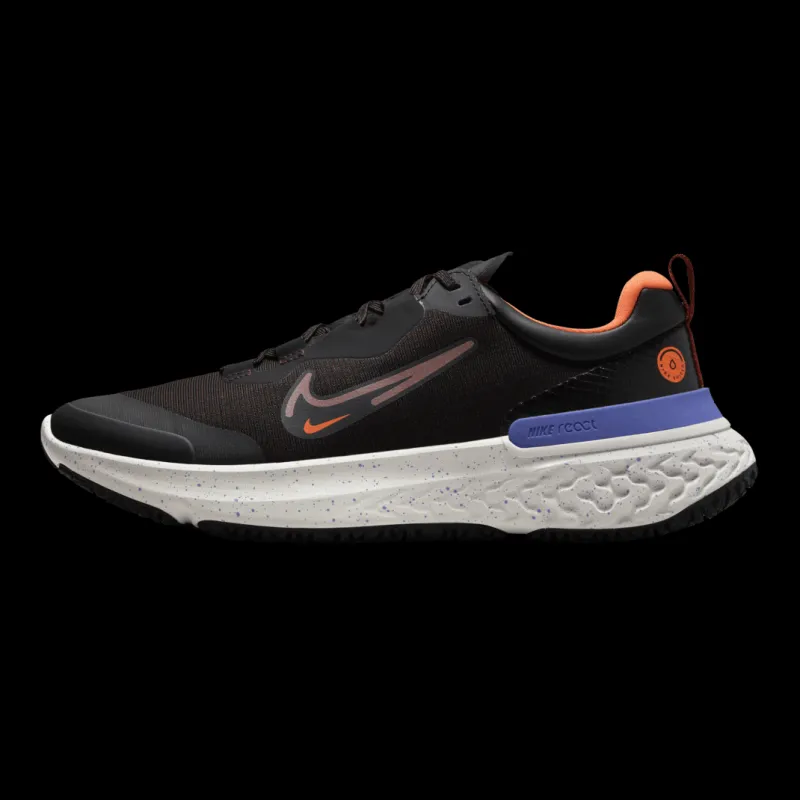Clearance Nike React Miler 2 Shield Men's Run Black/redstone-total Orange-in Svart
