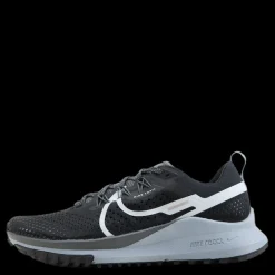 Hot Nike React Pegasus Trail 4 Women's Trail Running Shoes BLACK/AURA-DARK GREY-WOLF GREY Svart