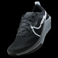 Hot Nike React Pegasus Trail 4 Women's Trail Running Shoes BLACK/AURA-DARK GREY-WOLF GREY Svart
