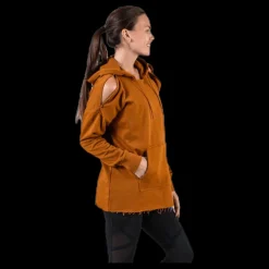 Nike Rebel Slash Fleece Hoodie GRX Brown Brun Best
