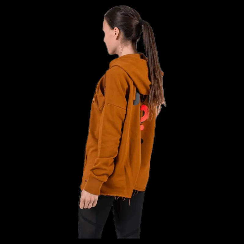 Nike Rebel Slash Fleece Hoodie GRX Brown Brun Best