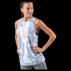 Sale Nike Rebel Sleeveless Top Patterned/Black Blå