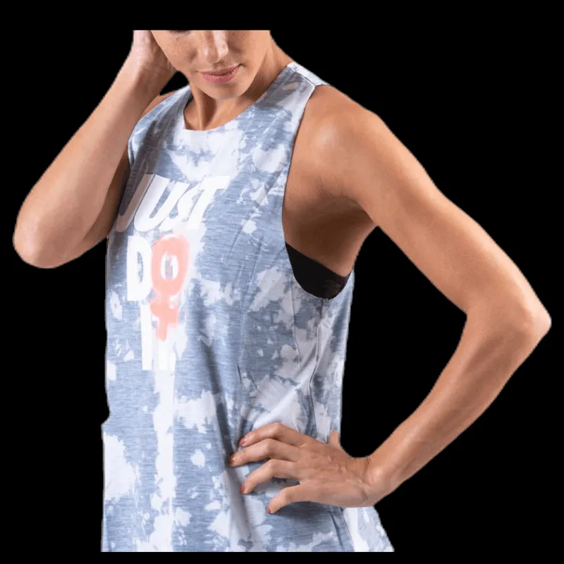 Sale Nike Rebel Sleeveless Top Patterned/Black Blå