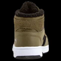 New Puma Rebound Layup Fur SD V PS Green Brun