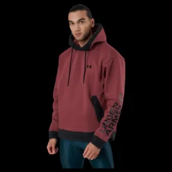 Outlet Under Armour Recover Fleece Hoodie Purple Lila