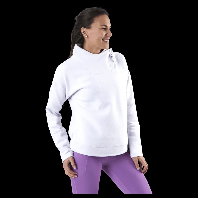 Online Under Armour Recover Fleece Wrap Neck Purple Lila