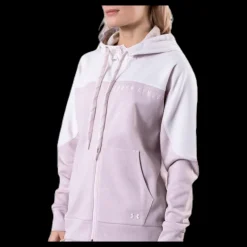 Under Armour Recover Knit FZ Hoodie Pink Rosa Outlet