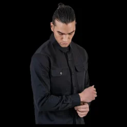 FRONTIER Recruit Overshirt Black Svart Best