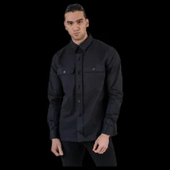 FRONTIER Recruit Overshirt Black Svart Best