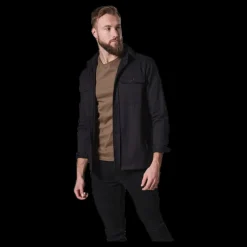 FRONTIER Recruit Overshirt Black Svart Best