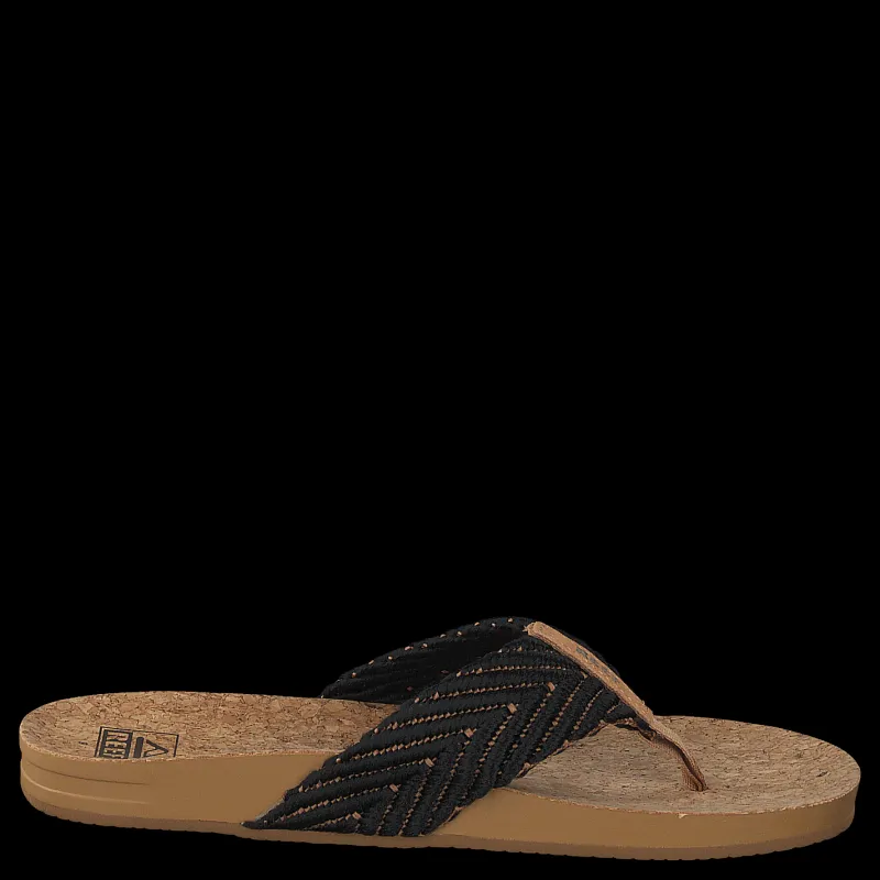Reef Cushion Strand Black/natural Brun Discount