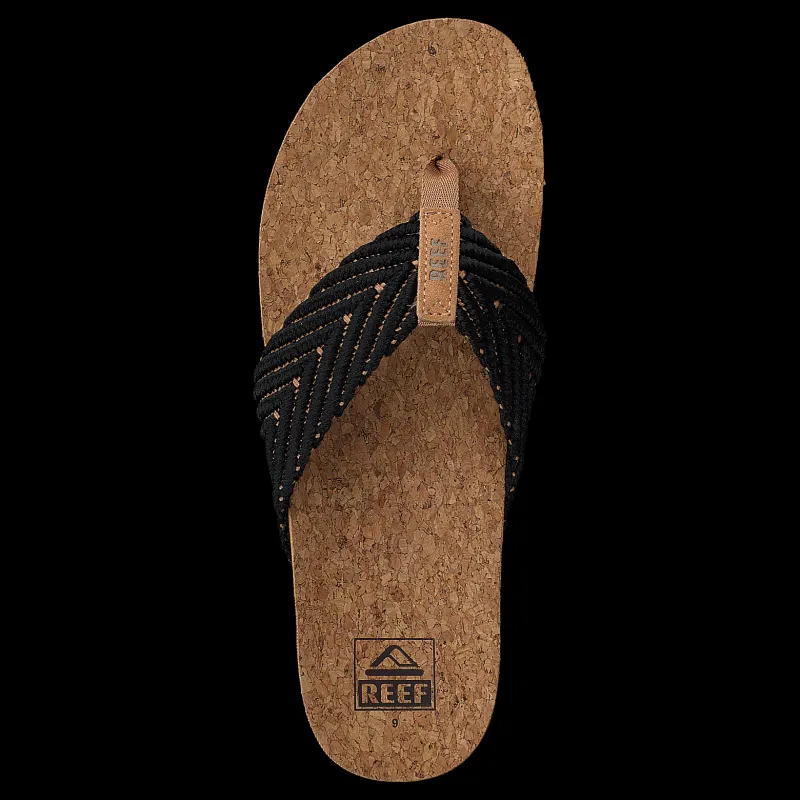 Reef Cushion Strand Black/natural Brun Discount