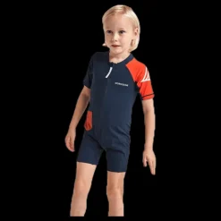 Didriksons Reef Kids Swimsuit Blue Blå New