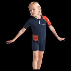 Didriksons Reef Kids Swimsuit Blue Blå New