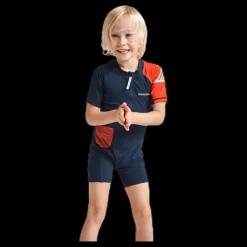 Didriksons Reef Kids Swimsuit Blue Blå New