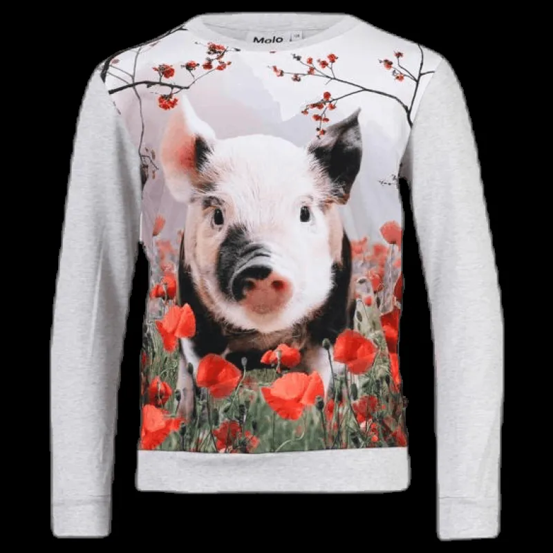 Molo Regine Piglet Grey Grå Best
