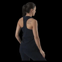 Tommy Hilfiger Sport Regular R-Nk Graphic Tank Blue Blå Clearance