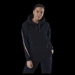 Tommy Hilfiger Sport Relaxed Tape Hood Blue Blå New