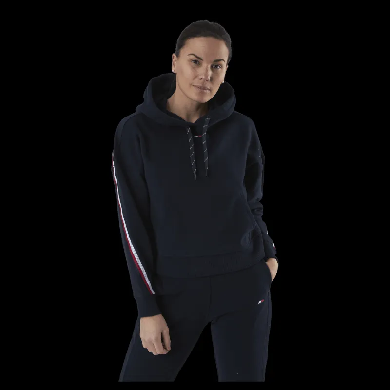Tommy Hilfiger Sport Relaxed Tape Hood Blue Blå New