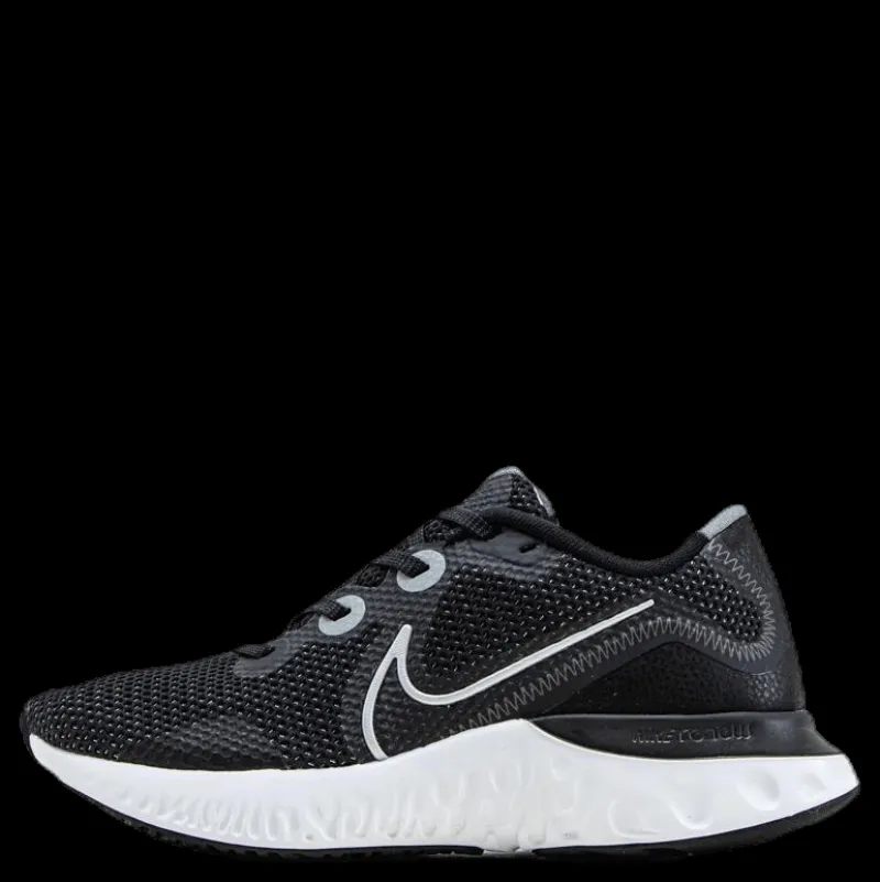 Online Nike Renew Run Black/Silver Svart