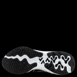 Online Nike Renew Run Black/Silver Svart