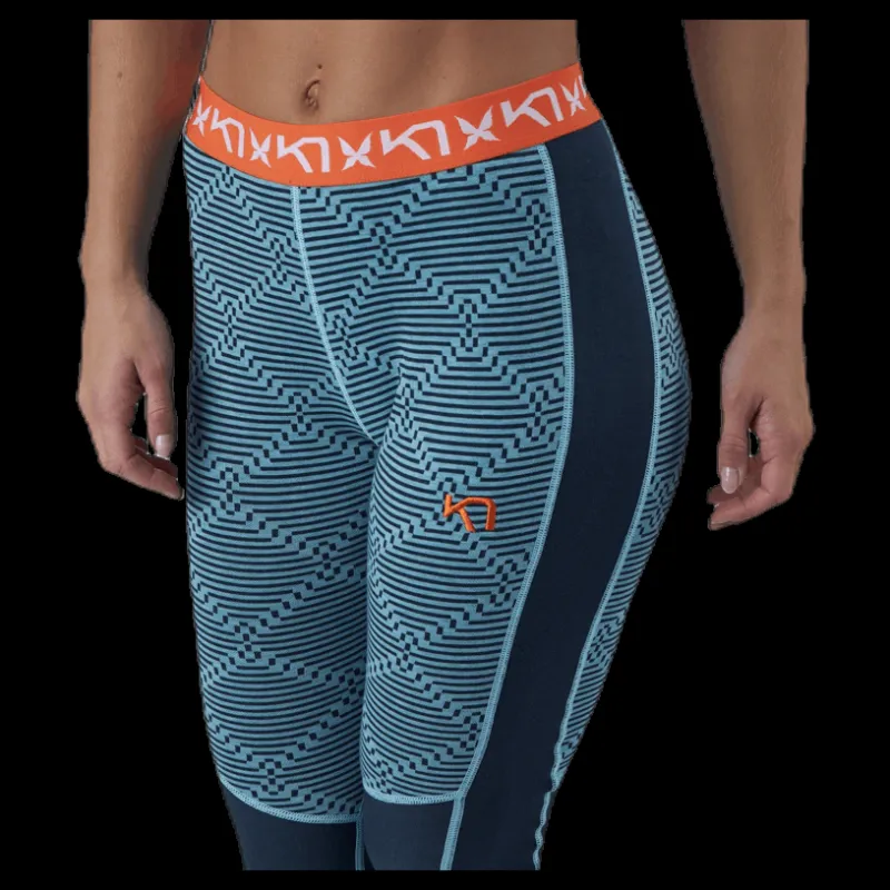Hot Kari Traa Rett Pant Blue Blå