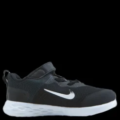Nike Revolution 6 Baby/Toddler Shoes BLACK/WHITE-DK SMOKE GREY Svart Hot