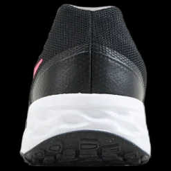 Nike Revolution 6 Big Kids' Road Running Shoes BLACK/HYPER PINK-PINK FOAM Svart New
