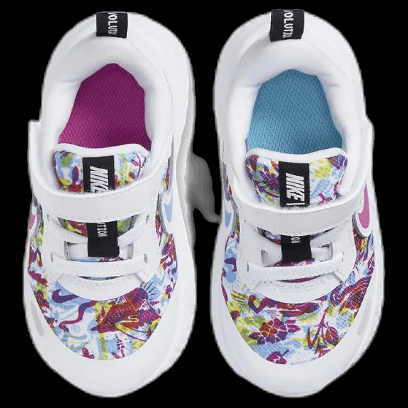 Nike Revolution 5 Fable TD Pink/Blue/White Vit Best
