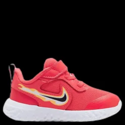 Nike Revolution 5 Fire TD Kids Yellow/Red Röd Discount
