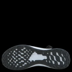 Nike Revolution 6 FlyEase Big Kids' Easy On/Off Road Running Shoes BLACK/WHITE-DK SMOKE GREY Svart New