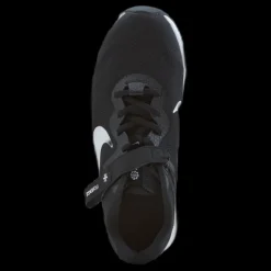 Nike Revolution 6 FlyEase Big Kids' Easy On/Off Road Running Shoes BLACK/WHITE-DK SMOKE GREY Svart New