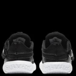 Nike Revolution 5 Flyease Toddler White/Black Svart Best