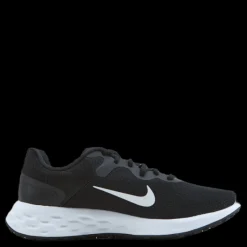 Nike Revolution 6 Next Nature Men's Road Running Shoes BLACK/WHITE-IRON GREY Svart Sale