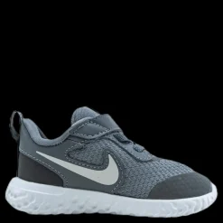 Nike Revolution 5 TD Kids White/Grey Grå
