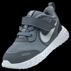 Nike Revolution 5 TD Kids White/Grey Grå