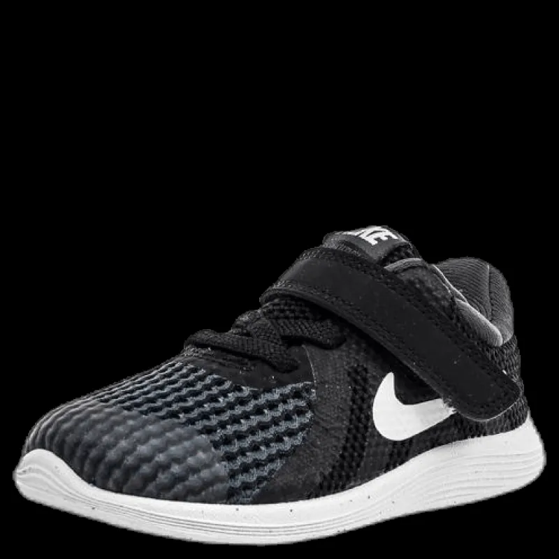 Nike Revolution 4 TD Kids White/Black Svart New