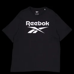Clearance Reebok Ri Big Stacked Logo Black Svart