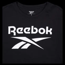 Clearance Reebok Ri Big Stacked Logo Black Svart