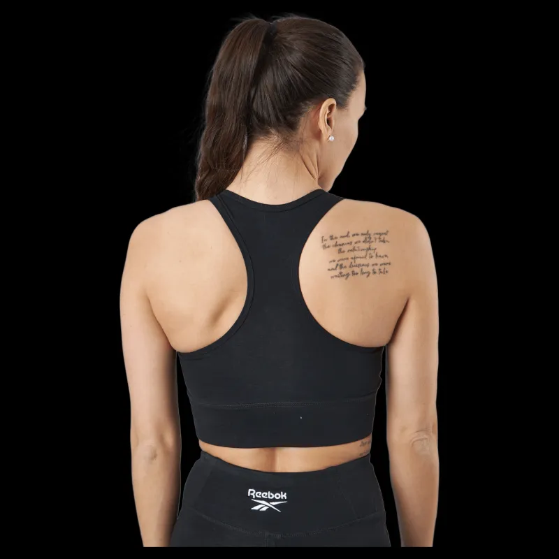 Reebok Ri Bl Cotton Bralette Black Svart