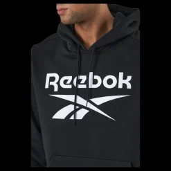 Reebok Ri Flc Oth Bl Hoodie Black/white Svart