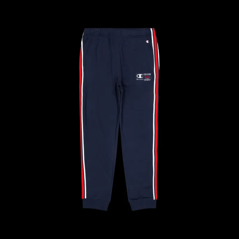 Outlet Champion Rib Cuff Pants Sky Captain Blå