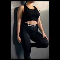 BLACC Rib Seamless Crop Top Black Svart