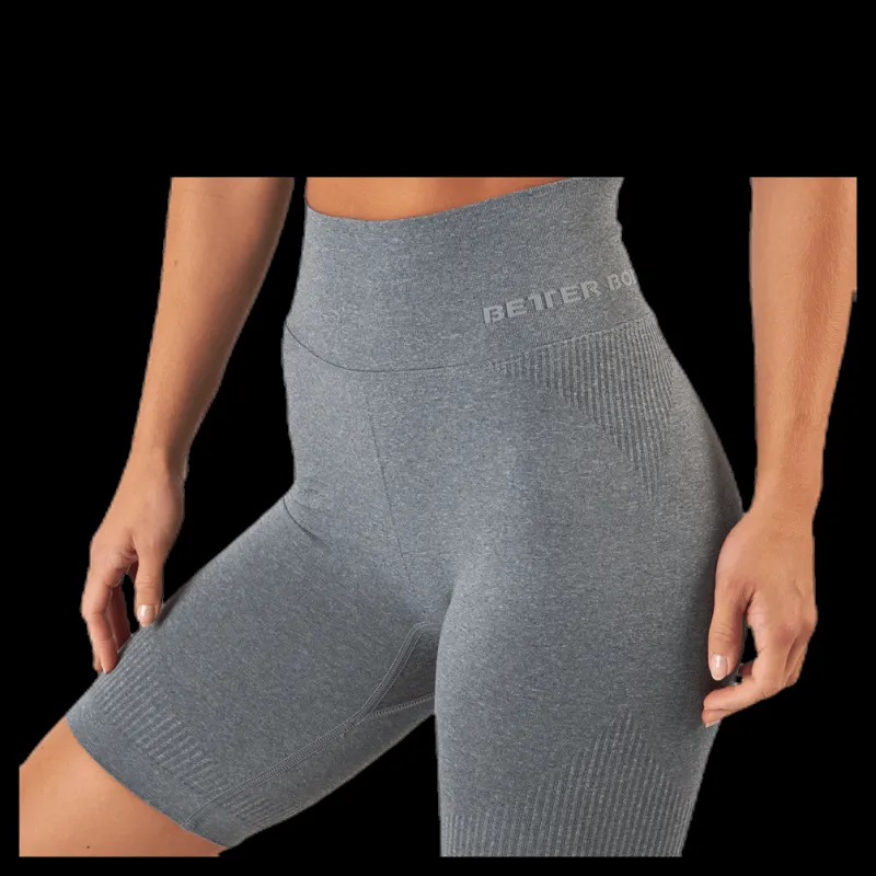 Outlet Better Bodies Rib seamless shorts Grey Grå