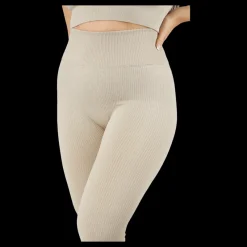 BLACC Rib Seamless Tights Mushroom Beige Best