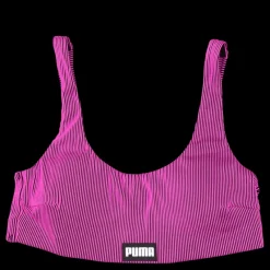 Online Puma Ribbed Scoop Neck Top Pink/black Rosa