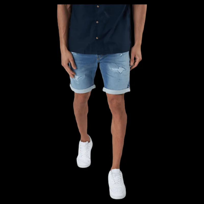 Hot Jack & Jones Rick Con Shorts Ge 009 I.K Blue Blå