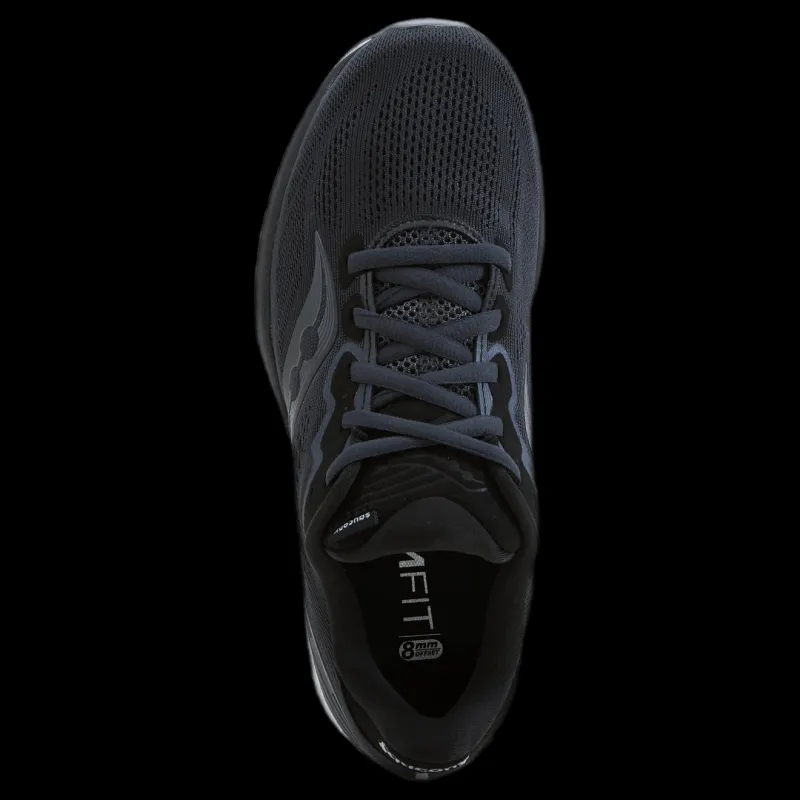 Saucony Ride 14 Black/Grey Svart och Grå Clearance